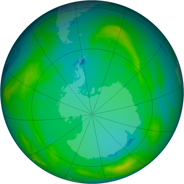 Ozone Map 1980-08-02